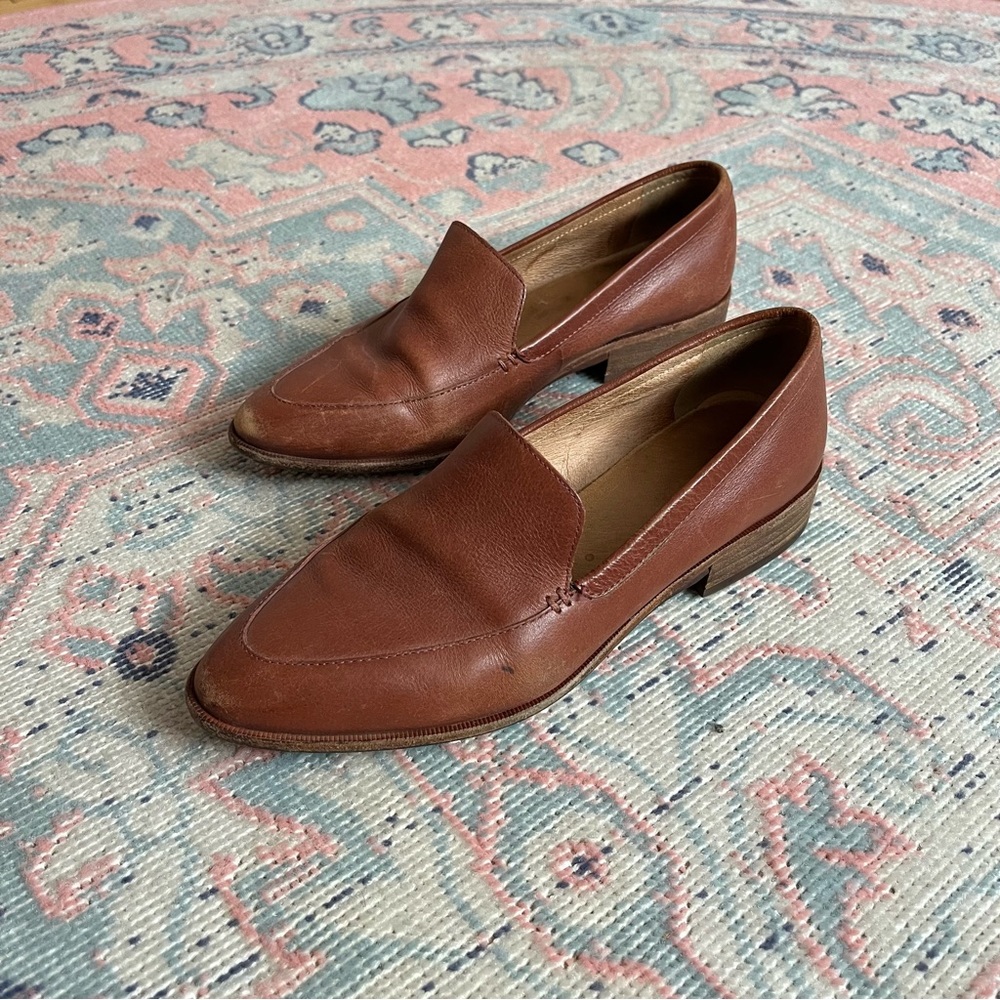Madewell Pointed Toe Heeled Loafers